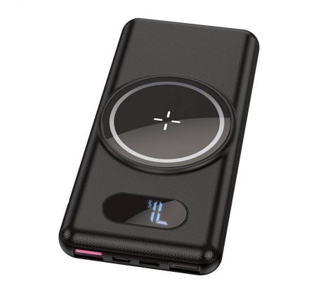 Externá batéria - POWER BANK KAKU KSC-66110000mAh 15W Wireless Charging + USB-C + Micro USB + 2xUSB - čierna