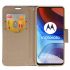Púzdro knižkové diárové FANCY pre MOTOROLA MOTO E7 POWER/E7i POWER - čierno zlaté