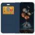Púzdro knižkové VENNUS BOOK CARBON CASE pre APPLE iPHONE 12 MINI (5,4") - modré