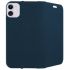 Púzdro knižkové VENNUS BOOK CARBON CASE pre APPLE iPHONE 12 MINI (5,4") - modré