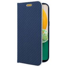 Púzdro knižkové LUNA BOOK CARBON  pre SAMSUNG GALAXY A13 4G - modré