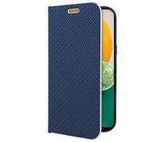 Púzdro knižkové LUNA BOOK CARBON pre SAMSUNG GALAXY A13 4G - modré
