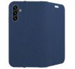Púzdro knižkové LUNA BOOK CARBON  pre SAMSUNG GALAXY A13 4G - modré