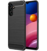 Púzdro CARBON CASE pre SAMSUNG GALAXY A13 5G - čierne