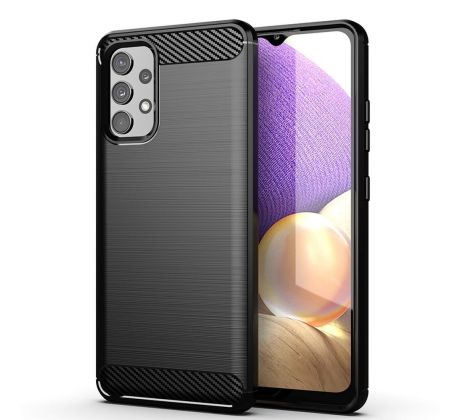 Púzdro CARBON CASE pre SAMSUNG GALAXY A13 4G - čierne