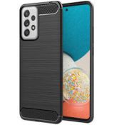 Púzdro CARBON CASE pre SAMSUNG GALAXY A53 5G - čierne