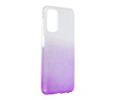 Púzdro SHINING CASE pre SAMSUNG GALAXY A13 4G - strieborno fialové