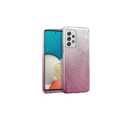 Púzdro SHINING CASE pre SAMSUNG GALAXY A53 5G - strieborno ružové