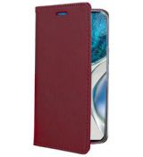 Púzdro knižkové diárové MAGNET BOOK pre MOTOROLA MOTO G52 - bordové
