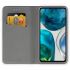 Púzdro knižkové diárové MAGNET BOOK pre MOTOROLA MOTO G52 - bordové