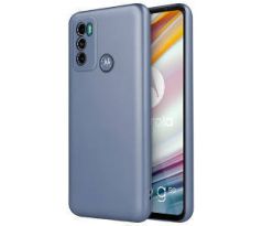 Púzdro SILIKÓNOVÉ METALLIC CASE pre MOTOROLA MOTO G60 - modré