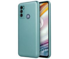 Púzdro SILIKÓNOVÉ METALLIC CASE pre MOTOROLA MOTO G60 - zelené