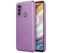 Púzdro SILIKÓNOVÉ METALLIC CASE pre MOTOROLA MOTO G60 - fialové