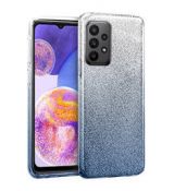 Púzdro SHINING CASE pre SAMSUNG GALAXY A23 5G - strieborno modré