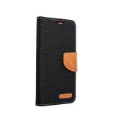 Púzdro knižkové diárové CANVAS BOOK pre SAMSUNG GALAXY S10 (G973F) - čierne