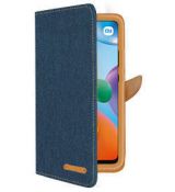 Púzdro knižkové diárové CANVAS BOOK pre XIAOMI REDMi 10C - navy