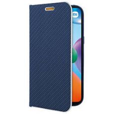 Púzdro knižkové LUNA BOOK CARBON  pre XIAOMI REDMi 10C - modré