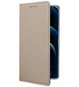 Púzdro knižkové SMART BOOK CASE pre APPLE iPHONE 12/12 PRO (6,1") - zlaté