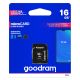 Pamäťová karta GOODRAM MICRO SDHC 16GB s adaptérom