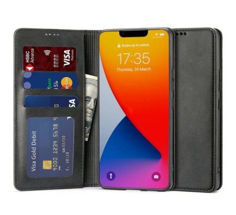 Púzdro knižkové WALLET TECH-PROTECT pre APPLE iPHONE 14 PLUS (6,7") - čierne