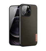 Púzdro DUX DUCIS FINO SERIES pre APPLE IPHONE 13 PRO MAX (6,7") - soldier green