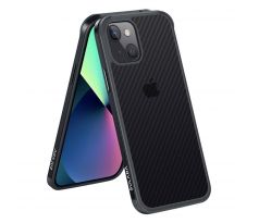 Púzdro (Zadný kryt) SULADA CARBON FIBER CASE pre APLLE iPHONE 13 - čierne