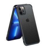 Púzdro (Zadný kryt) SULADA CARBON FIBER CASE pre APLLE iPHONE 13 PRO - čierne