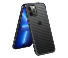 Púzdro (Zadný kryt) SULADA CARBON FIBER CASE pre APLLE iPHONE 13 PRO - čierne