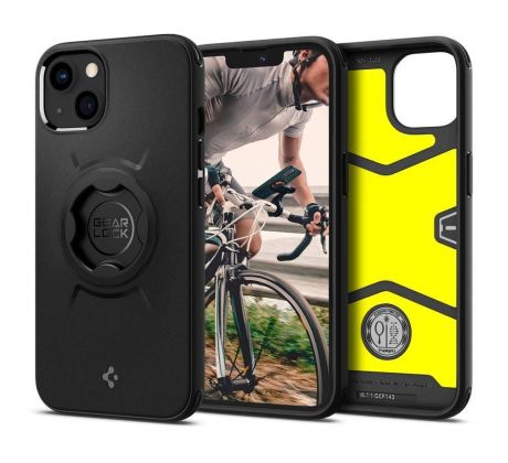 Púzdro SPIGEN GEARLOCK GCF143 BIKE MOUNT CASE™ pre APPLE iPHONE 13 6,1" - čierne