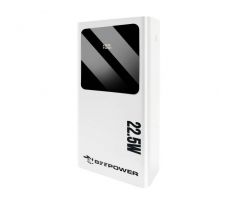 Externá batéria - POWER BANK BeePower BP-30PD 30000mAh 2x USB + USB-C PD, QC 3.0 22,5W - biela