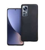 Púzdro SILIKÓNOVÉ BACK GEL MATT pre XIAOMI 12/12X  - čierne