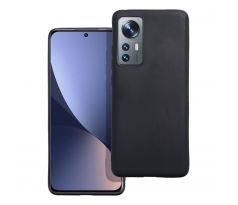 Púzdro SILIKÓNOVÉ BACK GEL MATT pre XIAOMI 12/12X - čierne