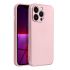 Púzdro SILIKÓNOVÉ METALLIC CASE pre APPLE iPHONE 13 PRO (6,1") - ružové