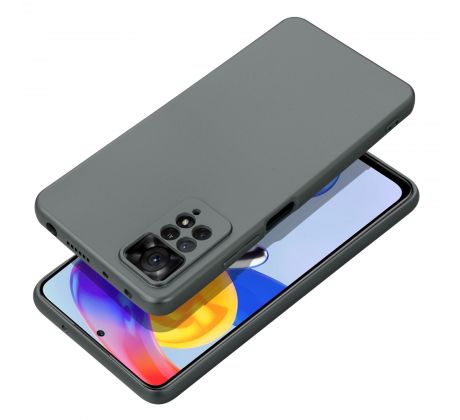 Púzdro SILIKÓNOVÉ METALLIC CASE pre XIAOMI REDMi A1 - šedé