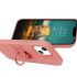 Púzdro SILICONE RING CASE  pre APPLE iPHONE 13 (6,1") - ružové