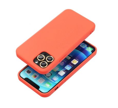 Zadný kryt FORCELL SILICONE pre APPLE iPHONE 13 - broskyňový