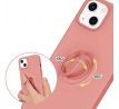 Púzdro SILICONE RING CASE  pre APPLE iPHONE 13 PRO (6,1") - ružové