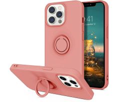 Púzdro SILICONE RING CASE  pre APPLE iPHONE 13 PRO (6,1") - ružové