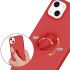 Púzdro SILICONE RING CASE  pre APPLE iPHONE 13 PRO (6,1") - červené