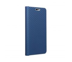 Púzdro knižkové LUNA BOOK CARBON pre APPLE IPHONE 13 (6,1") - modré
