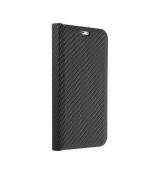 Púzdro knižkové LUNA BOOK CARBON pre SAMSUNG GALAXY A40 (A405F) - čierne