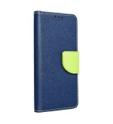 Púzdro knižkové diárové FANCY pre XIAOMI REDMi NOTE 12 5G - modro limetkové