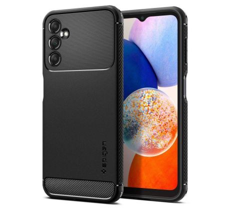 Púzdro SPIGEN RUGGED ARMOR™ pre SAMSUNG GALAXY A14 5G - čierne