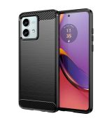 Púzdro CARBON CASE pre MOTOROLA MOTO G84 5G - čierne