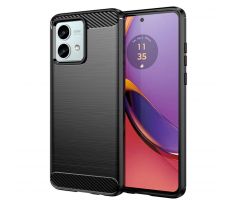 Púzdro CARBON CASE pre MOTOROLA MOTO G84 5G - čierne