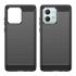 Púzdro CARBON CASE pre MOTOROLA MOTO G84 5G - čierne