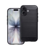 Púzdro CARBON CASE pre APPLE IPHONE 17 - čierne