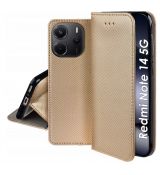 Púzdro knižkové SMART BOOK CASE pre XIAOMI REDMi NOTE 14 5G - zlaté