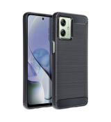 Puzdro CARBON pre MOTOROLA G54 - čierne
