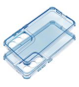 Priehľadný kryt MATRIX pre SAMSUNG Galaxy A36 5G - modrý